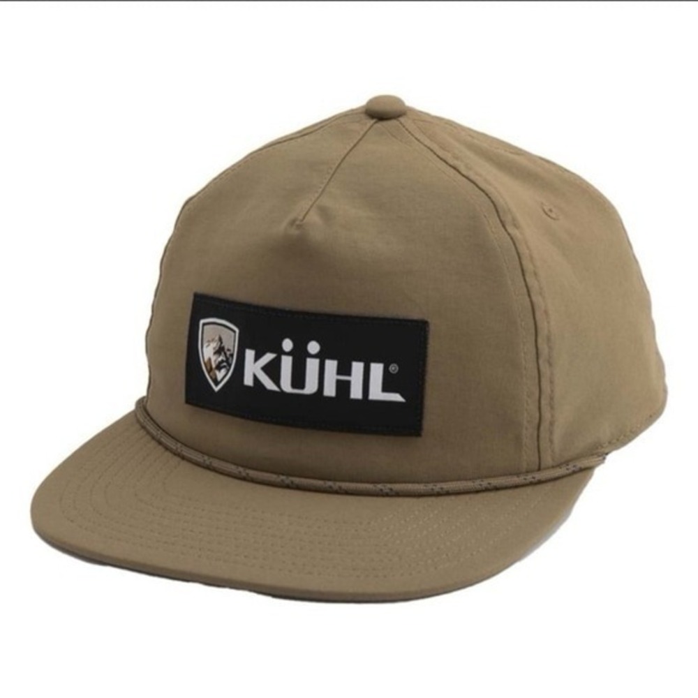 Men's‎ Kuhl Renegade Camp Snapback Hat Buckskin Khaki NWT MSRP $30